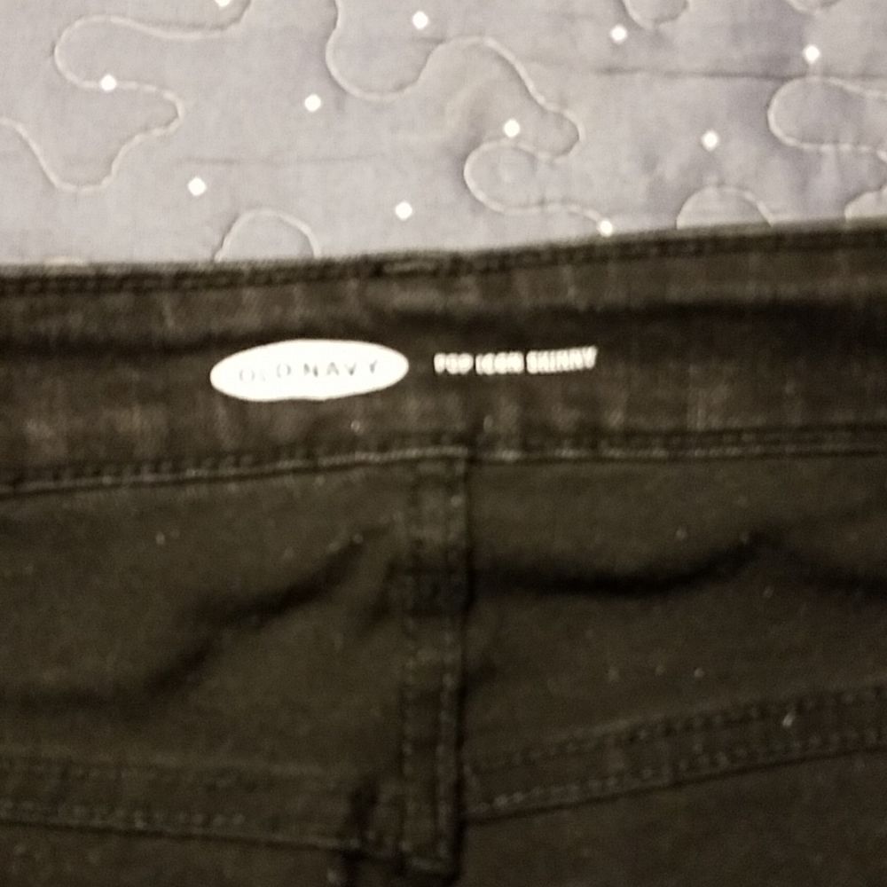 Old Navy Pop Icon skinny black jeans size 6 - Picture 3 of 6